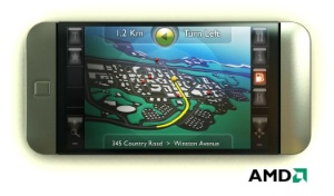 AMD delivers The Ultimate Visual Experience(TM) to consumers with innovative multimedia and graphics technology designed to enable mobile entertainment such as TV, music, immersive 3D gaming, and web browsing, as well as scalable maps and navigation.