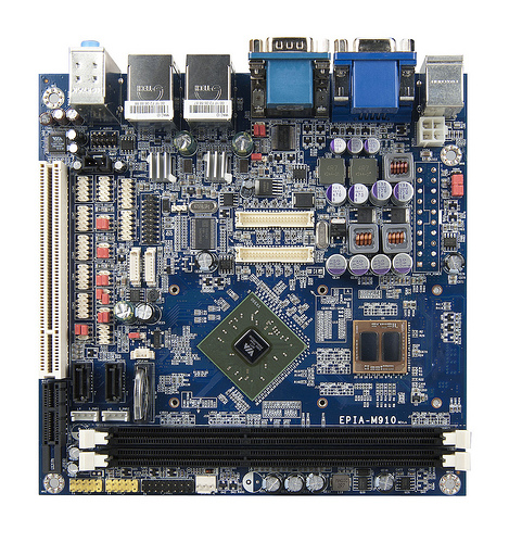 The VIA EPIA-M910 Mini-ITX baord
