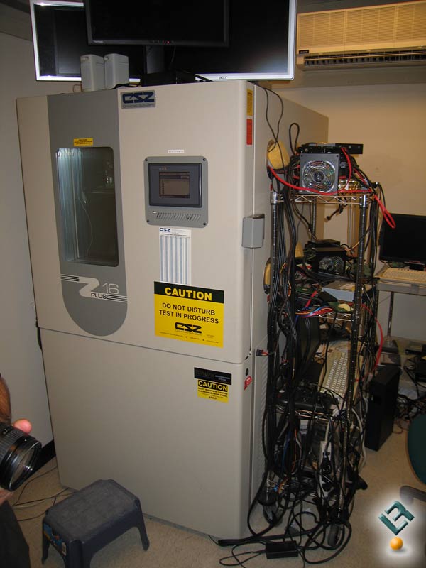 Thermochamber For Testing Cards at high temperatures