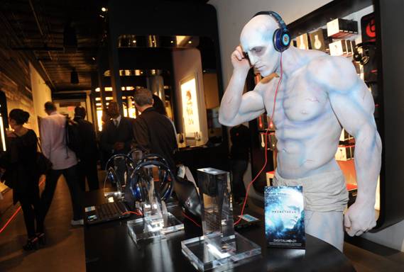 The &quot;Engineer&quot; from Prometheus helps celebrate the launch of Prometheus on Digital HD, Tuesday Sept 18, 2012, at The Beats Store in New York.  (Photo by Diane Bondareff/Invision for Twentieth Century Fox)