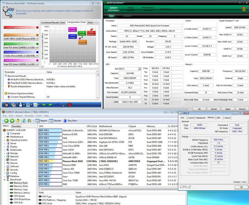 800MHz with CL5 timings and No Patch