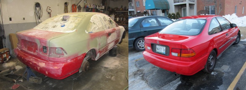 front bumper cover replaced, and pass. fender