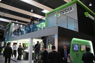 Our booth at this year's Mobile World Congress.