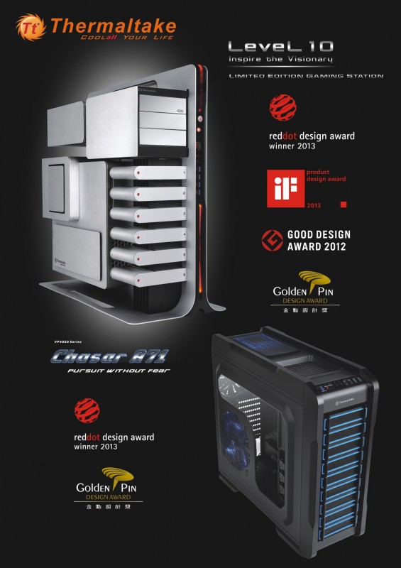 Double victory for Thermaltake Receives “red dot award product design 2013”.jpg