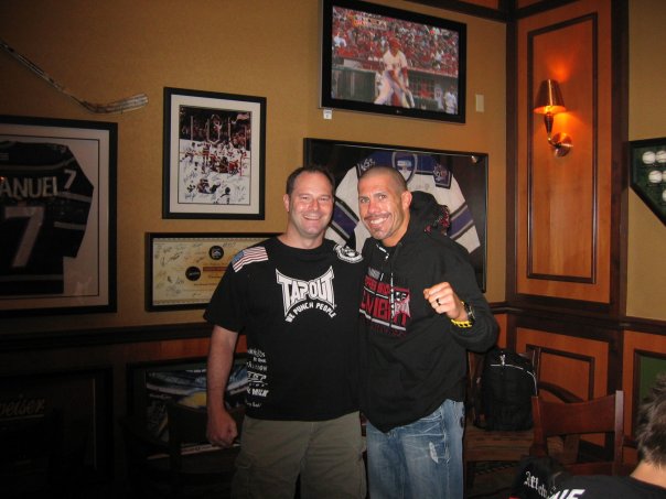 Me and my buddy Mike &quot;The Joker&quot; Guymon.  His first UFC fight is going to be at UFC Fight Night 20 on Jan 11.  It will be shown for free on SpikeTV.