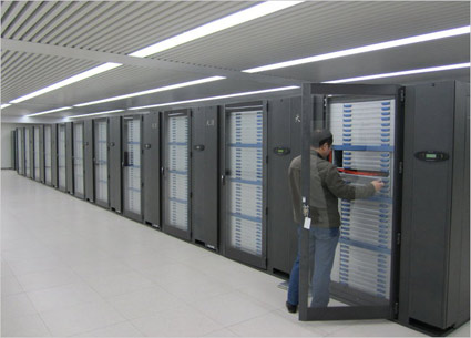 The Tianhe-1A Supercomputer, located at National Supercomputer Center, Tianjin