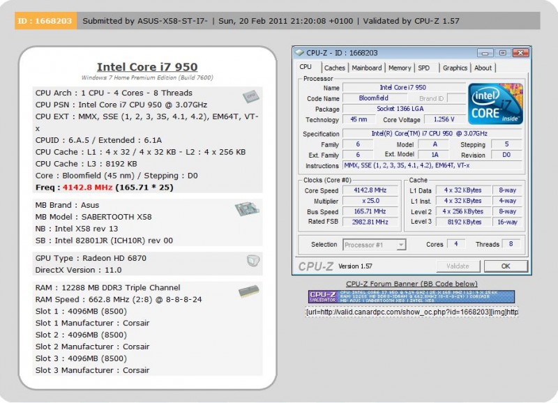 Asus Sabertooth X58 i7 950 @ 4.142ghz.JPG