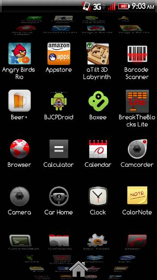 Apps Screen