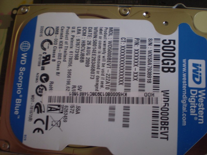 I think this is the secondary hdd but am not sure!!!
