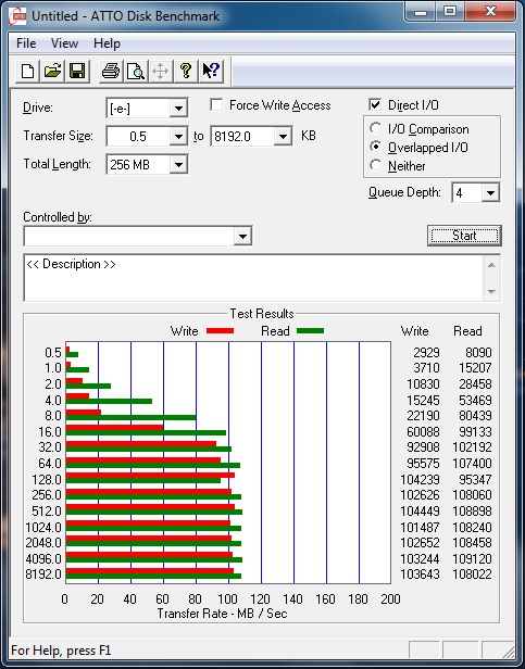 upon first installation in my computer as a blank secondary drive