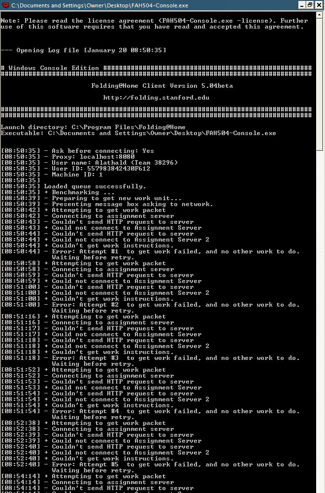 And yes, I'm online when getting this message.